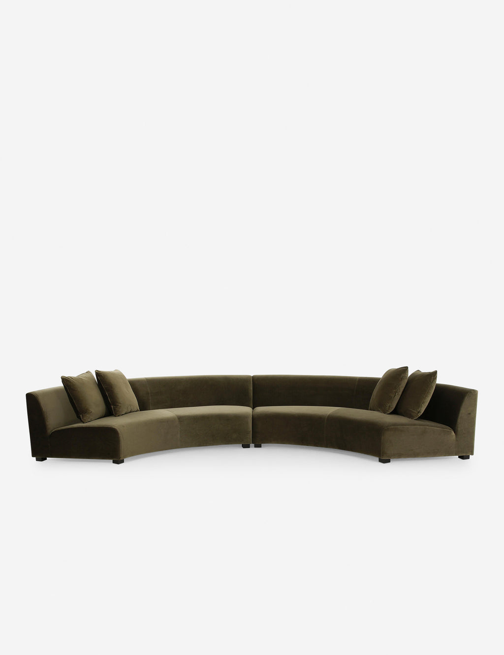 Saban 2-Piece Curved Sectional Sofa by Lulu and Georgia