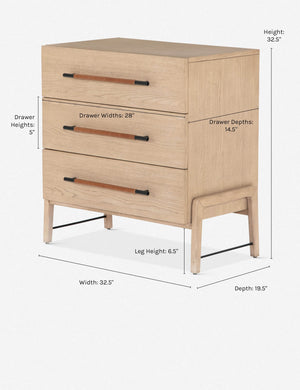 Avalon 3-Drawer Dresser