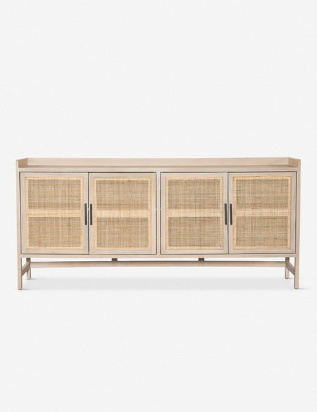 #color::natural | Philene natural mango wood sideboard with cane doors