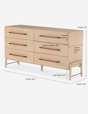 Avalon Wide 6-Drawer Dresser