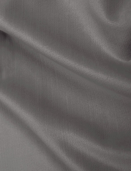#color::steel-velvet | The Steel Velvet fabric on the Bailee ottoman