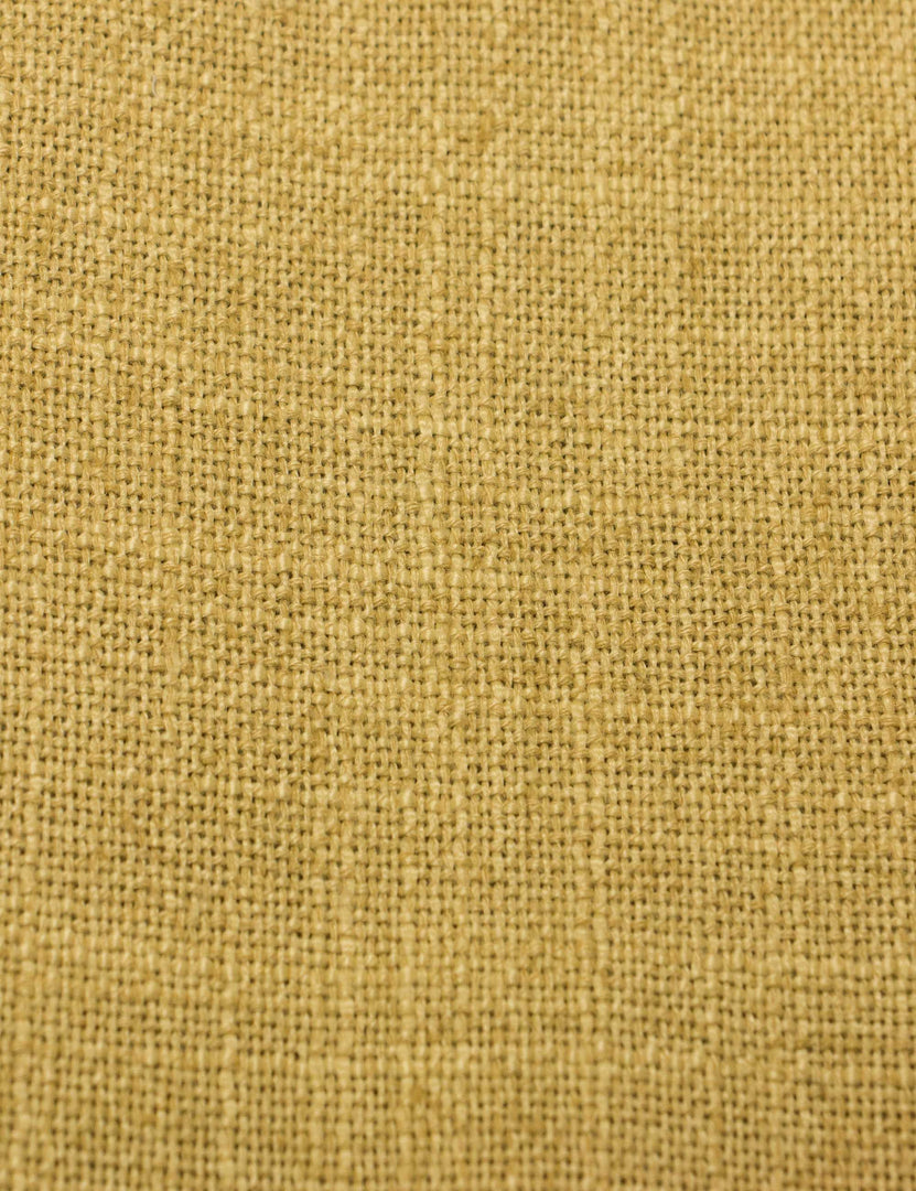 #color::golden-linen | The Golden Linen fabric on the Bailee ottoman