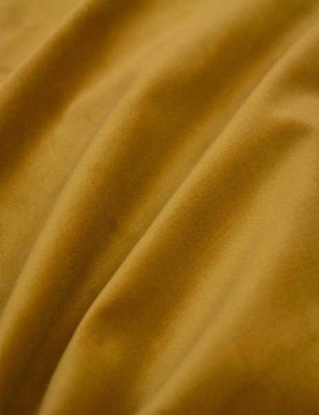 #color::citronella-velvet #size::full #size::queen #size::king #size::cal-king | The Citronella Yellow Velvet fabric
