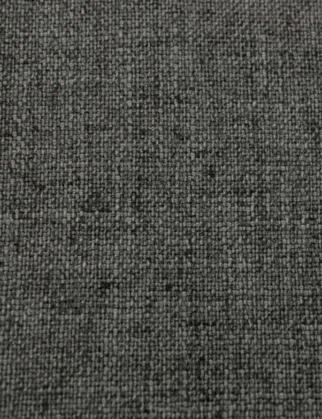 #color::charcoal-linen | The Charcoal Linen fabric on the Bailee ottoman