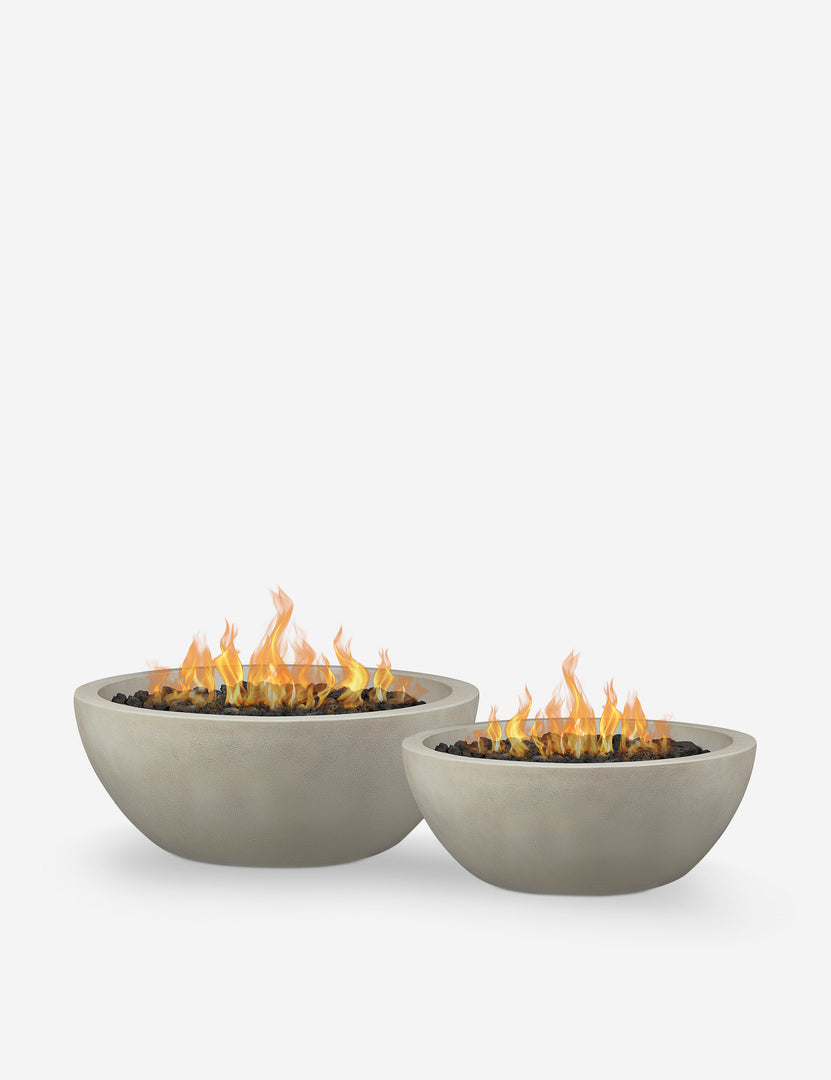 #color::fog #size::42- #configuration::propane | The Benno fog 38 and 42 inch propare fire bowls