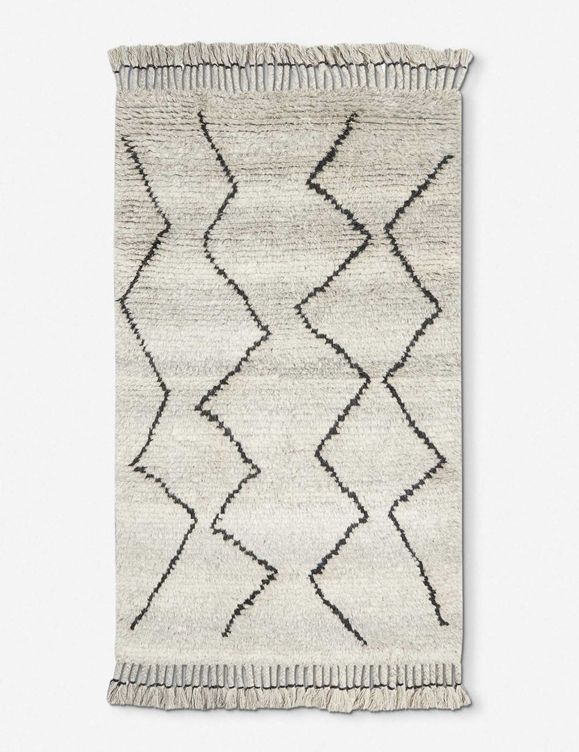#size::3--x-5- #size::5--x-8-  | The three by five feet size of the Leila Moroccan Shag Rug