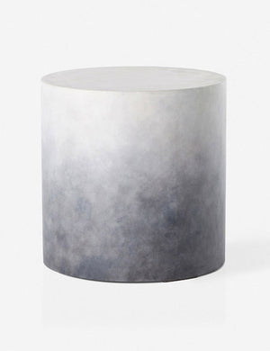 Pira gray and white ombre indoor and outdoor side table