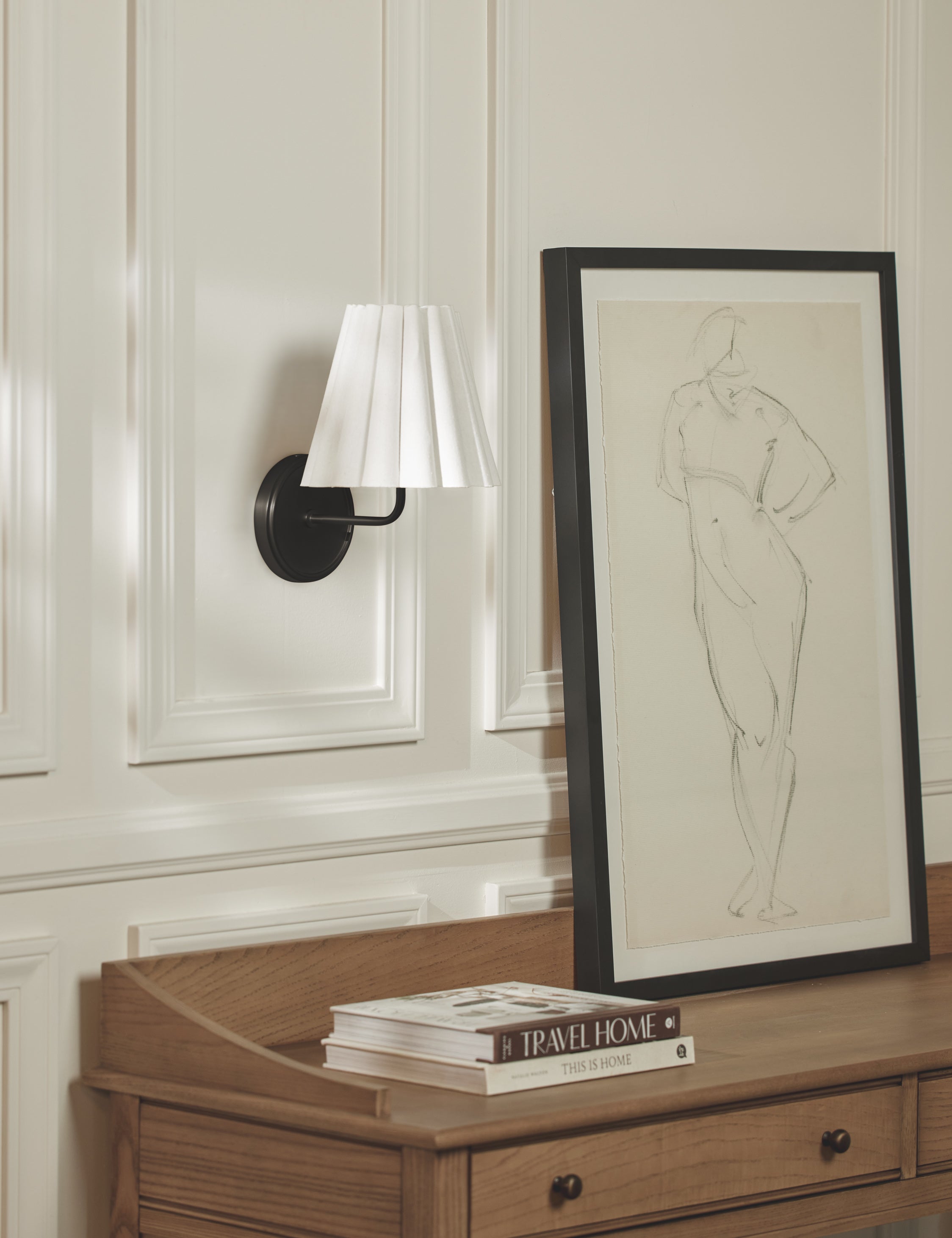 Matthews Pleated Wall Sconce