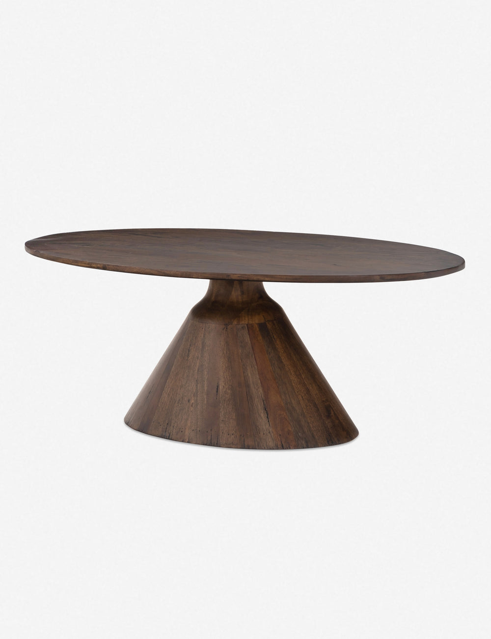 Armand Reclaimed Wood Oval Coffee Table