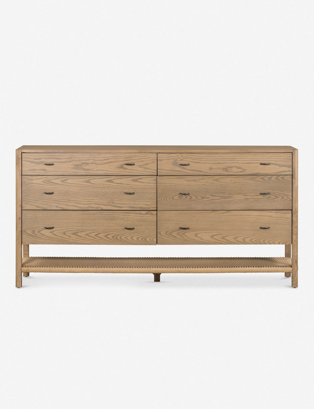 Laird Ash Wood 6-Drawer Dresser Laird Ash Wood 6-Drawer Dresser