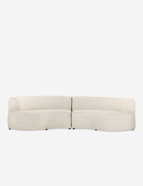 Diaz Indoor / Outdoor Curved Sectional Sofa