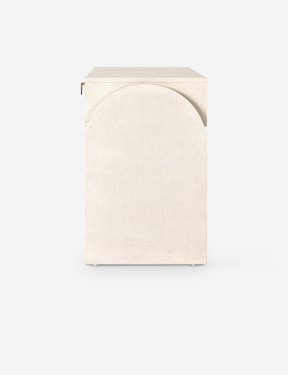Padilla Arched Linen Covered Console Table