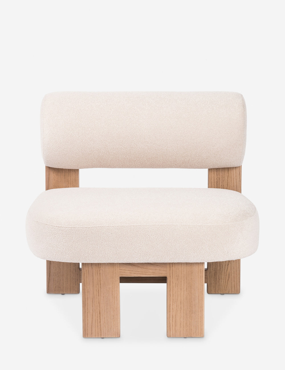 Nellie Upholstered Accent Chair With Wood Frame