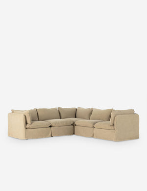 Costello Slipcover Corner Sectional Sofa