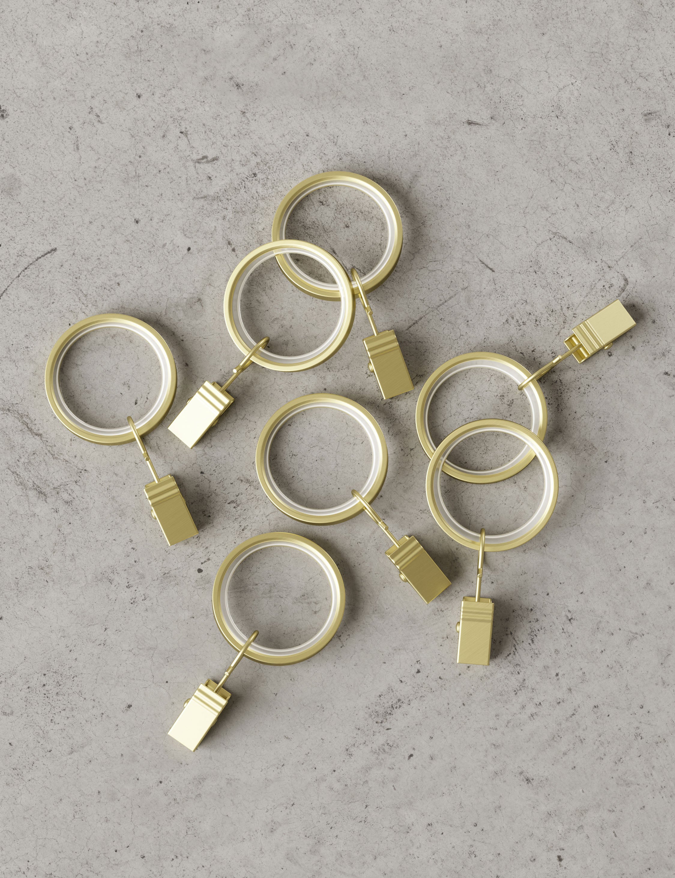 Lulu and Georgia Porta Clip Curtain Rings