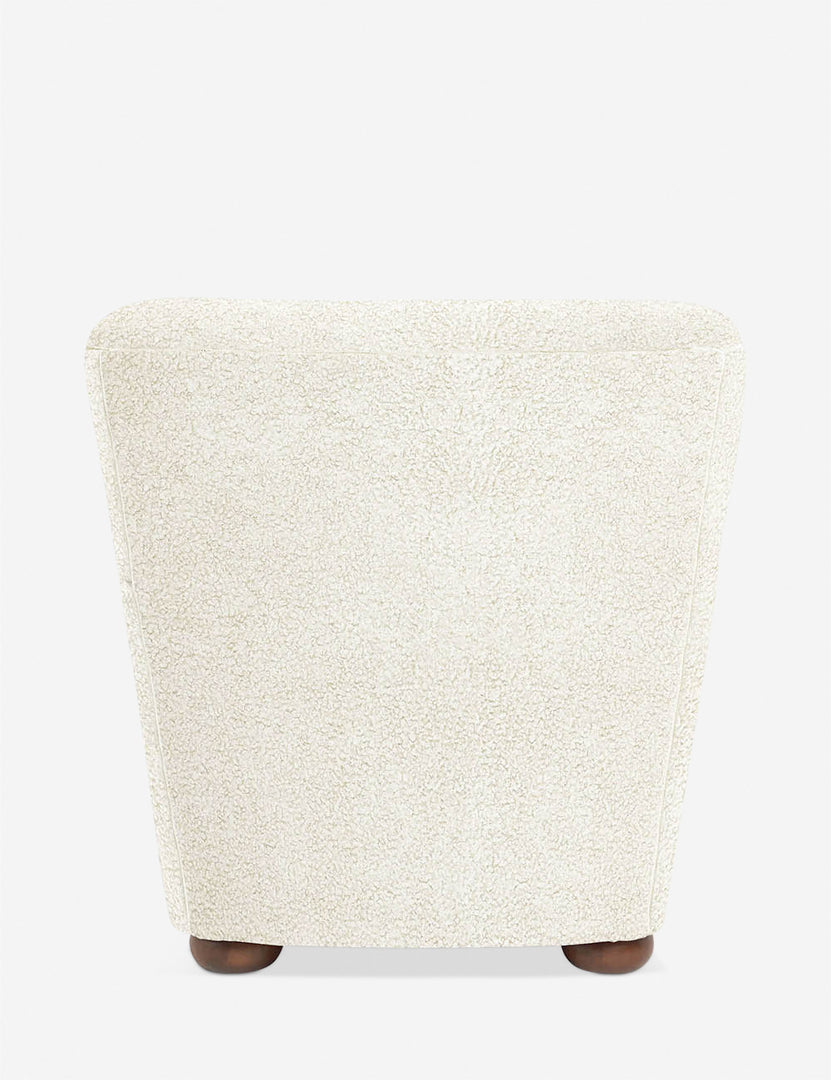 #color::boucle-cream | Back of the Avery Boucle Cream accent chair