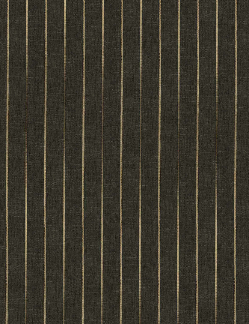#color::peppercorn-stripe #size::twin #size::full #size::queen #size::king #size::cal-king | The Peppercorn Stripe fabric on the Nabiha platform bed