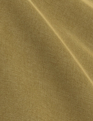 The Golden Linen fabric on the Nabiha platform bed