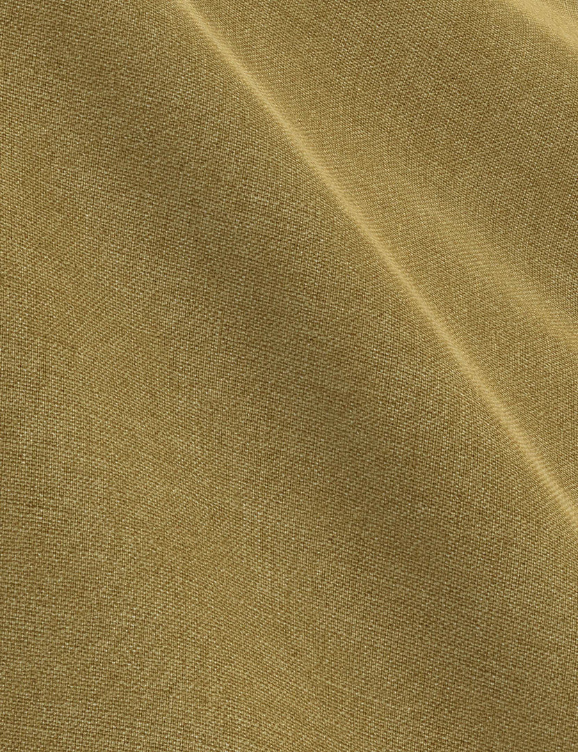 #color::golden-linen #size::twin #size::full #size::queen #size::king #size::cal-king | The Golden Linen fabric on the Nabiha platform bed