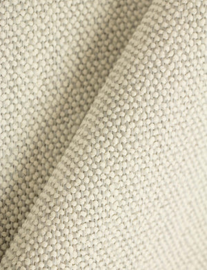The cream performance basketweave fabric