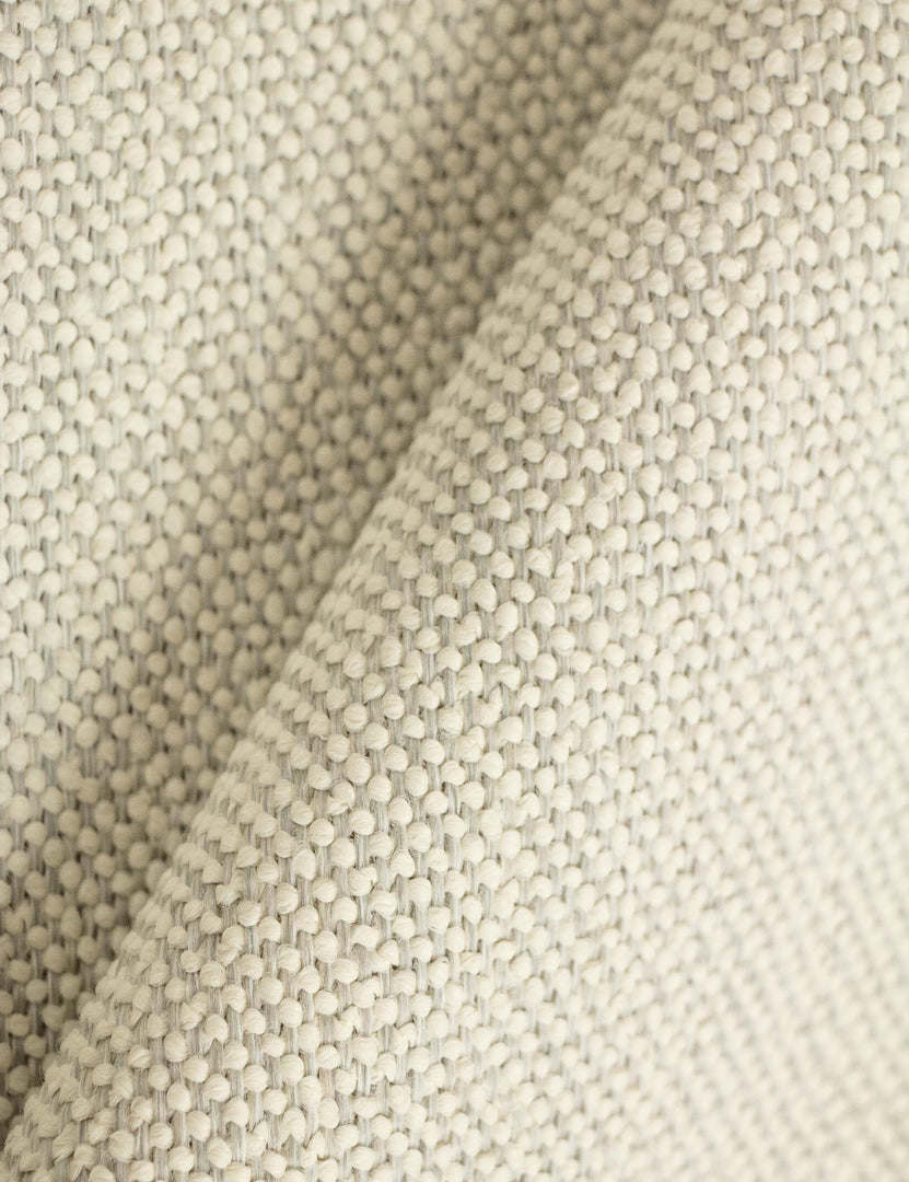 #color::cream-performance-basketweave #size::24-Dia | The cream performance basketweave fabric