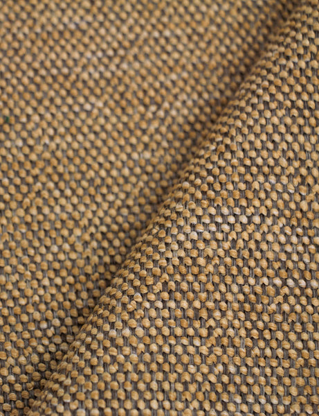 #color::ochre-performance-basketweave #size::24-Dia | The ochre performance basketweave fabric