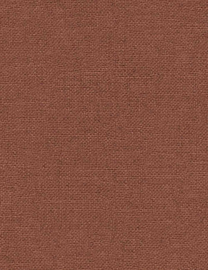 The terracotta linen fabric
