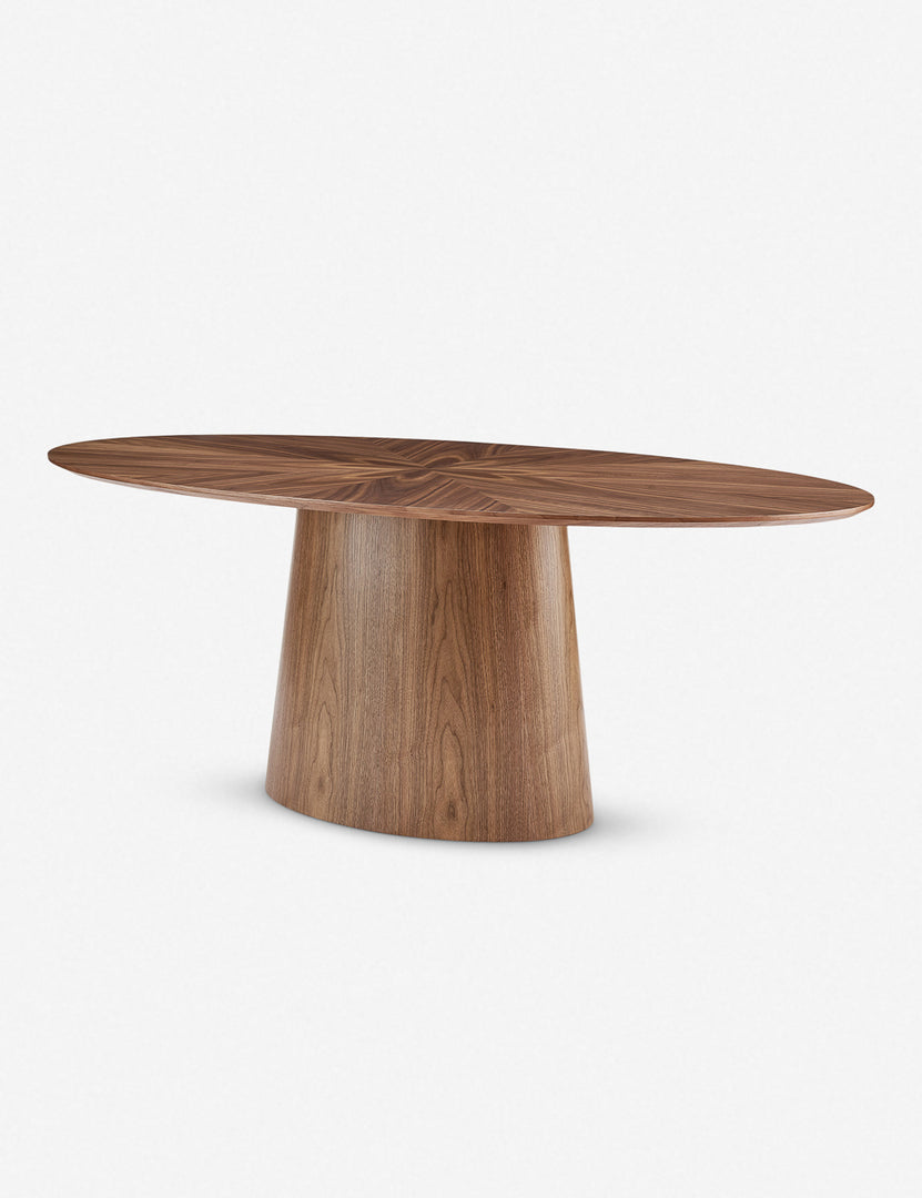 Beth Oval Dining Table, Brown