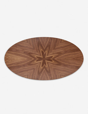 Beth Oval Dining Table, Brown