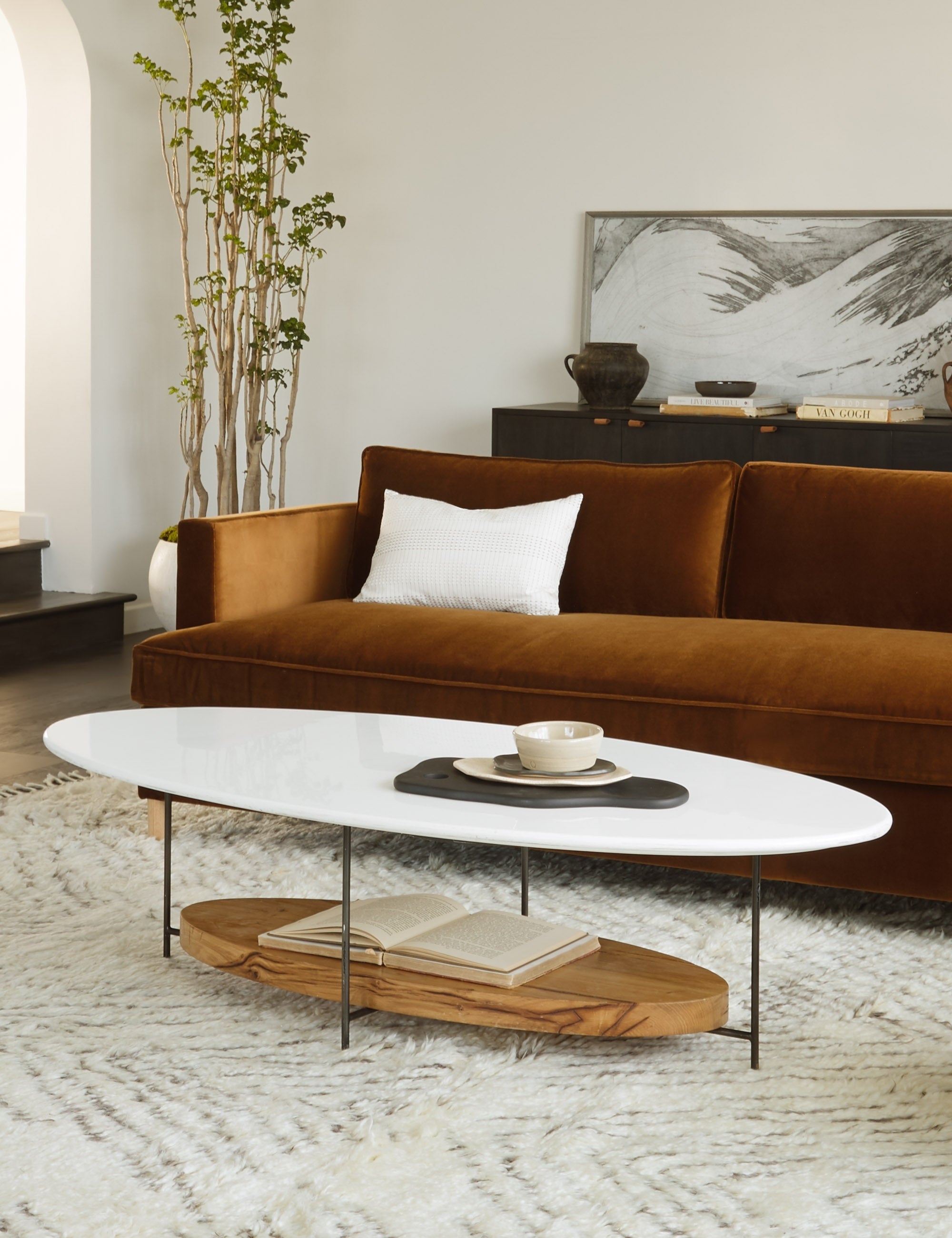 Thomas Bina Olivia Minimalist Coffee Table
