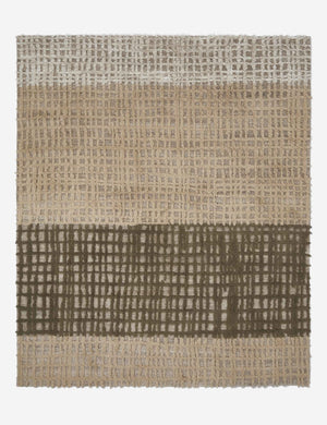 Terra handcrafted textured multicolored floor rug by Élan Byrd