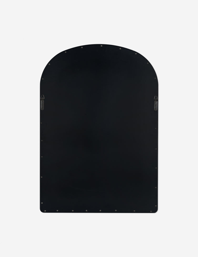 #color::black | back of black arched Lissa wall mirror
