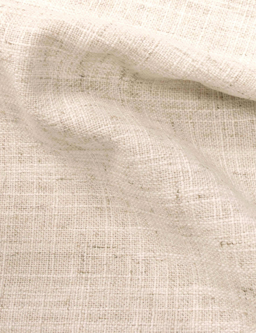 #color::talc-linen #size::24-Dia #size::34-Dia | The talc linen fabric