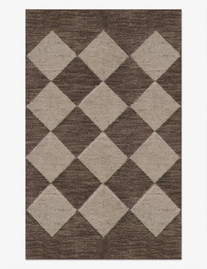 Palau brown rug in its five by eight feet size