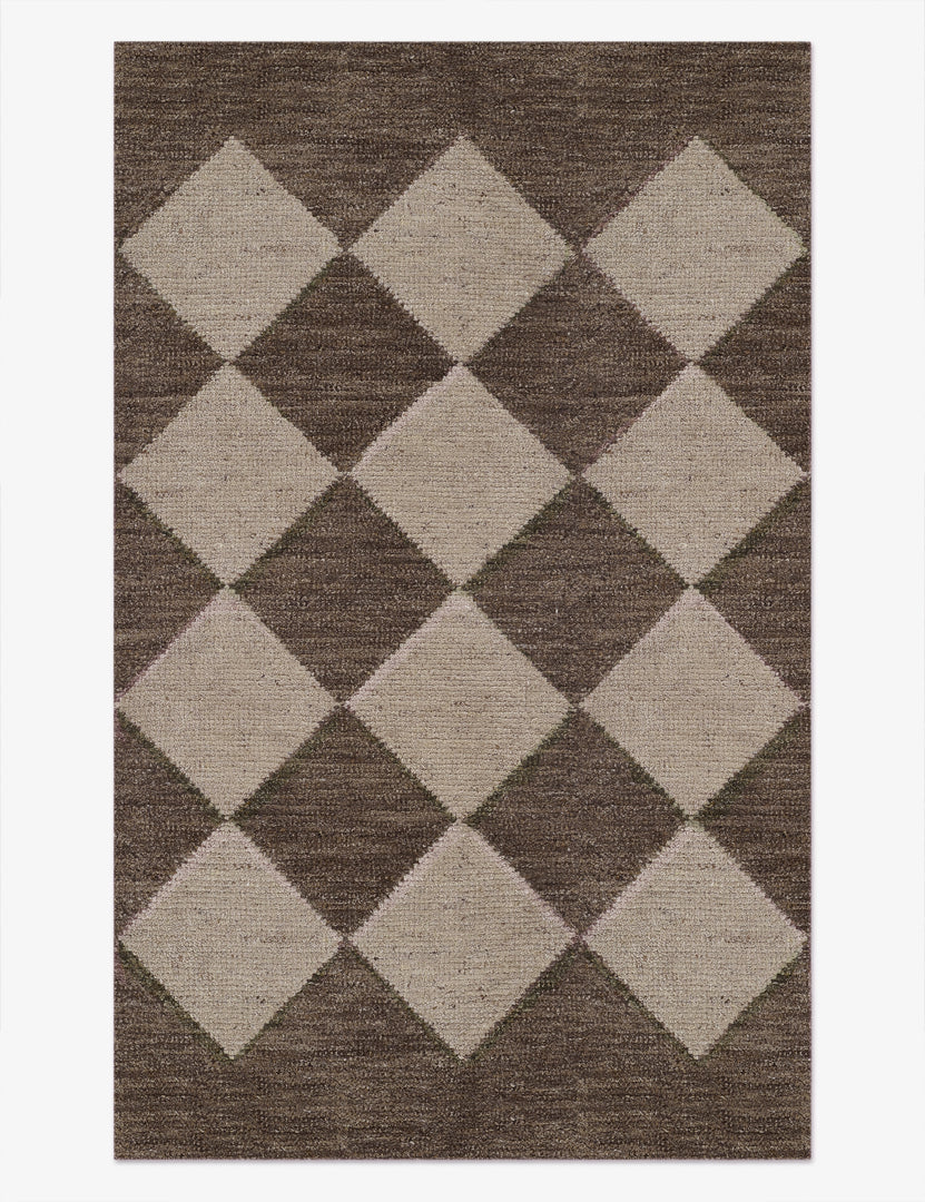 #color::brown #size::5--x-8- | Palau brown rug in its five by eight feet size