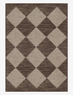 Palau brown rug in its six by nine feet size