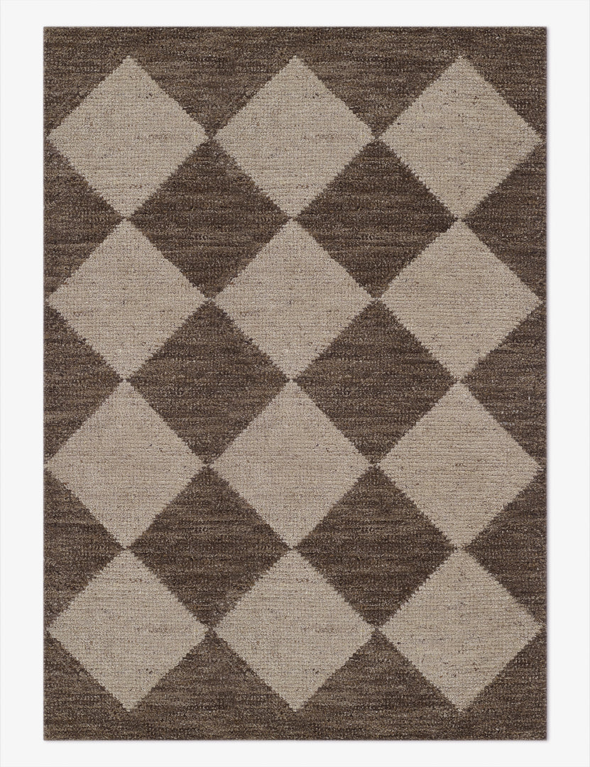 #color::brown #size::6-3--x-9- | Palau brown rug in its six by nine feet size