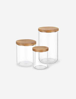 Glass Jars (Set of 3) by NEAT Method