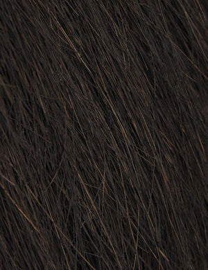 Close-up of the palm three fibers on the Paige black plush pendant light