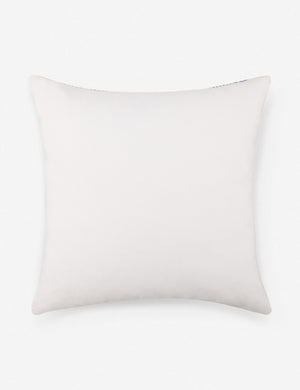 White back of the Kristian indoor and outdoor square pillow