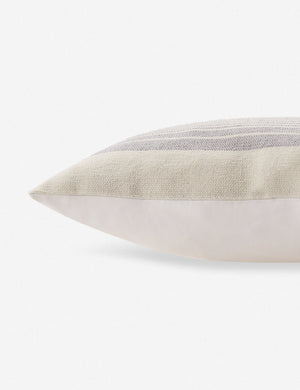 Side view of the Kristian indoor and outdoor square pillow