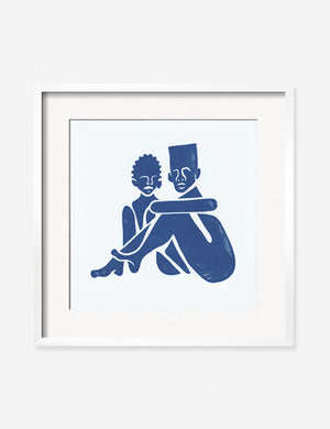 Pair (Square) Print in a white frame