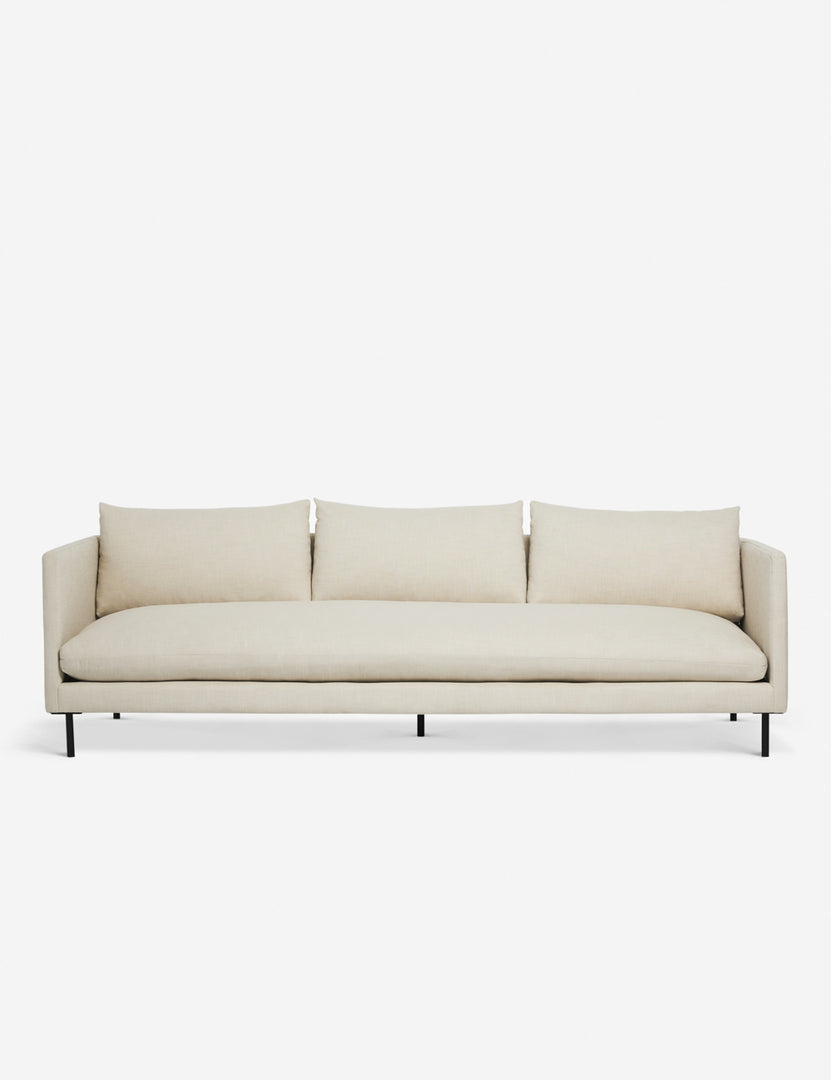 #color::natural #size::72-W #size::84-W #size::96-W | Natural Alaya Sofa with slim arms and metal legs