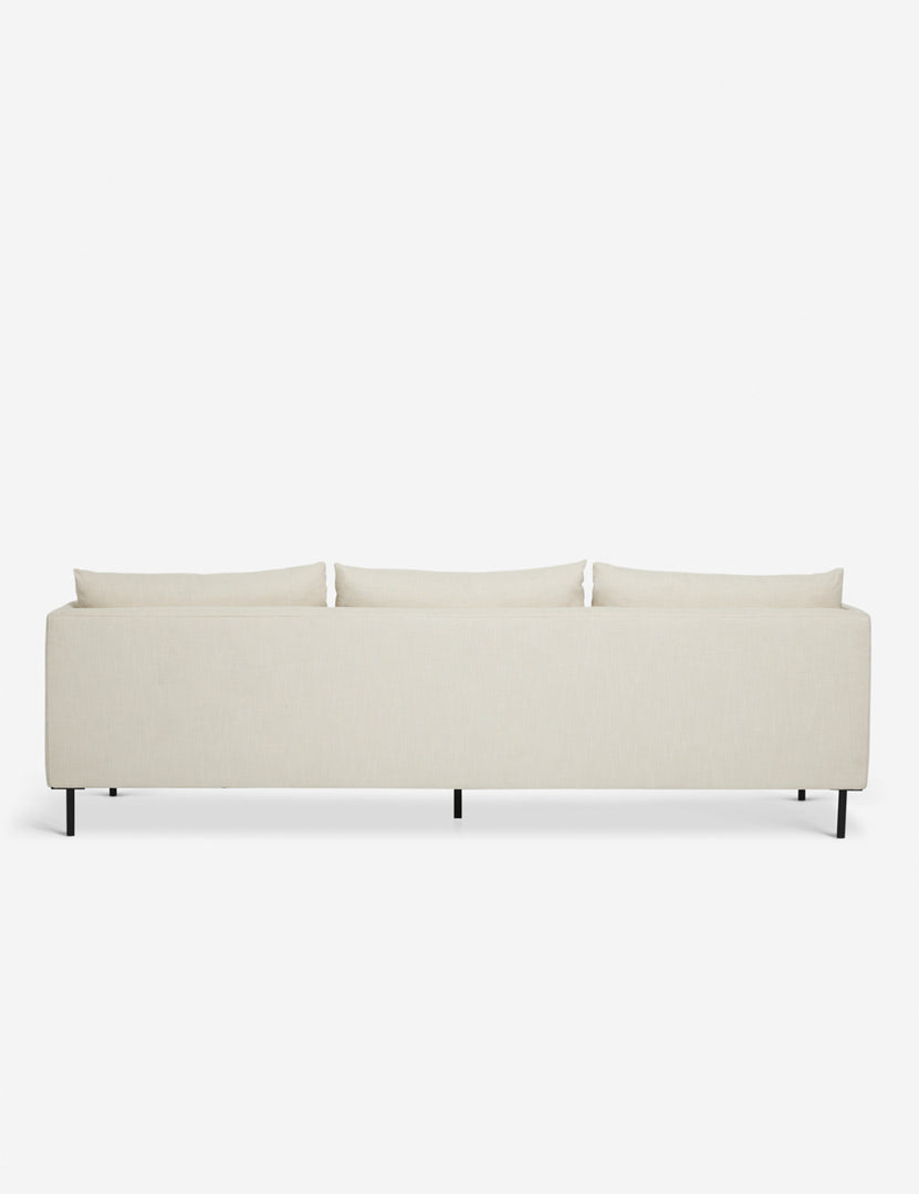 #color::natural #size::72-W #size::84-W #size::96-W | Back of the Natural Alaya Sofa