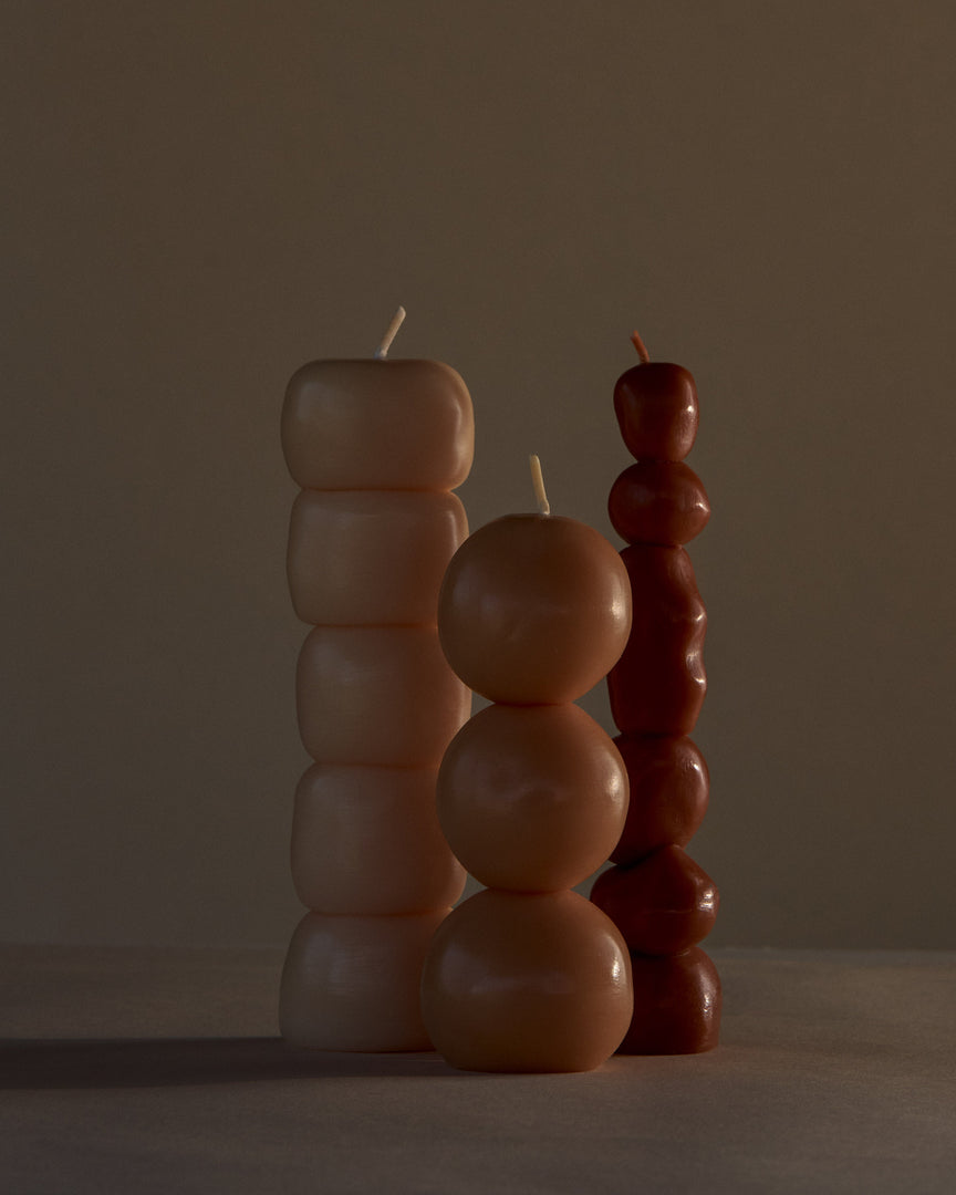 Piu Candles (Set of 3) by Ann Vincent Studio