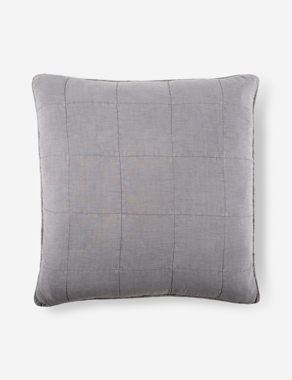 #color::ocean | Antwerp Large Quilted Euro ocean Sham by Pom Pom at Home