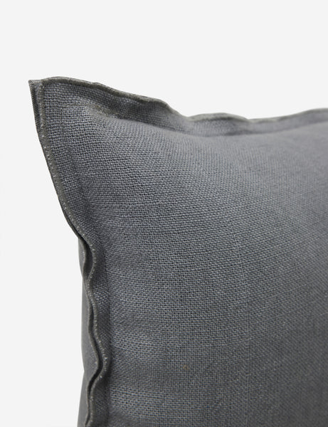 #color::dusty-blue #style::long-lumbar | Corner of the arlo Dusty Blue long lumbar pillow