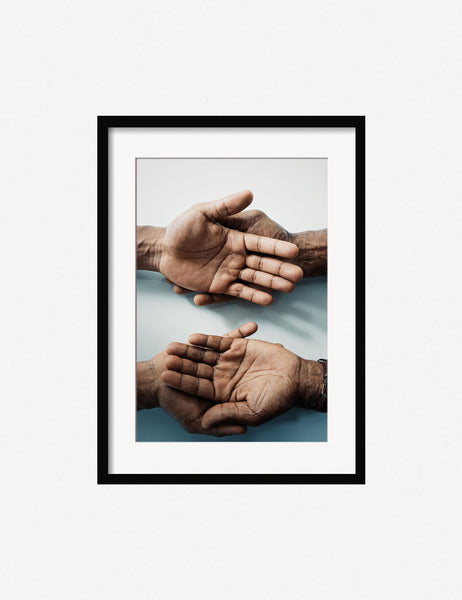 #color::black #size::135--x-175- #size::215--x-295- #size::255--x-355- | Father's Day 10 Photography Print featuring the overlapping hands of father and son by Ashley Johnson