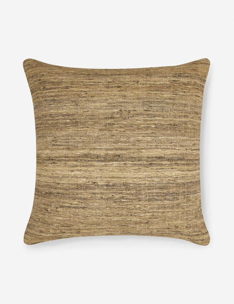 | Bryce natural-toned silk square pillow