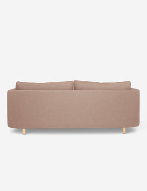 Back of the Apricot Linen Belmont Sofa
